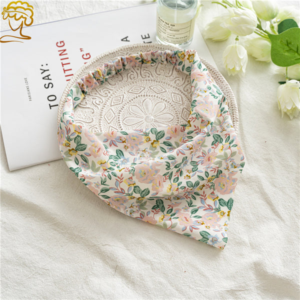 Turbante Elástico Triangular para Mulheres - Acessório Versátil para Cabelo