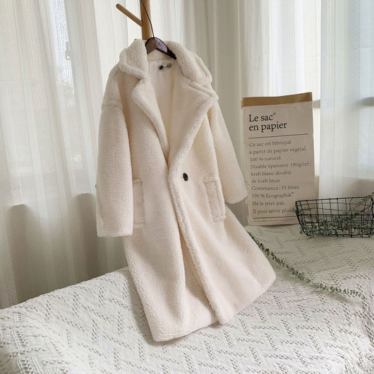 Abrigo Largo de Piel para Mujer - Otoño e Invierno - Image 34