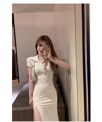 Vestido Envolvente Retro Polo Spice Girl - Diseño Asimétrico para Verano