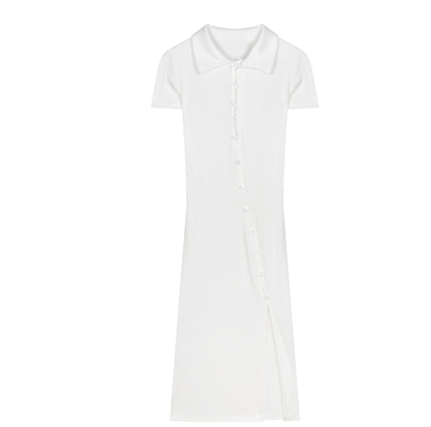 Vestido Envolvente Retro Polo Spice Girl - Diseño Asimétrico para Verano