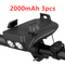 Preto 2000 mAh 3 Peças