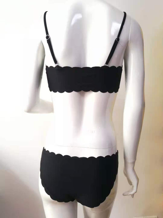 Traje de Baño Bikini Encaje Liso Reductor con Corte Moderno para Mujer - Image 10