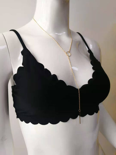 Traje de Baño Bikini Encaje Liso Reductor con Corte Moderno para Mujer - Image 4