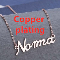 Collar Personalizado con Letra de Nombre en Aleación Dorada y Cobre - Image 10
