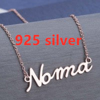 Collar Personalizado con Letra de Nombre en Aleación Dorada y Cobre - Image 9