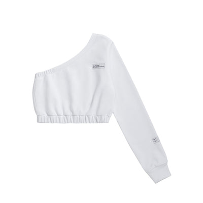 Blusa Asimétrica de Manga Larga - Diseño Atrevido y Elegante para Primavera y Verano - Image 3