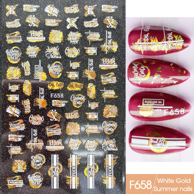 Pegatinas de Uñas 5D con Relieve Tridimensional Japonesas - Image 5