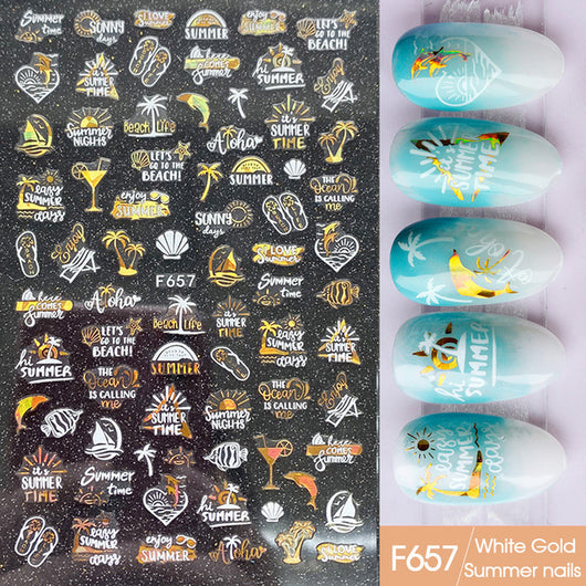 Pegatinas de Uñas 5D con Relieve Tridimensional Japonesas - Image 4