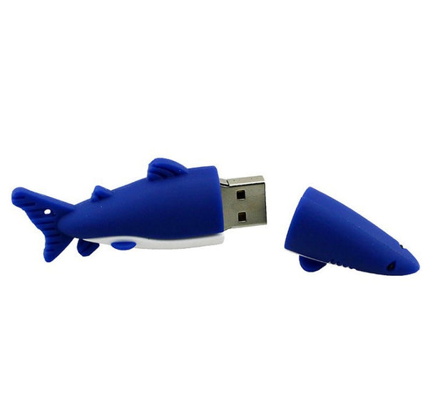 Memoria USB Tiburón Animado 8GB/16GB Diseño Marino Infantil