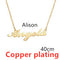 Gold Copper plating Aliso - 40cm
