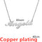 Silver Copper plating Aliso - 40cm