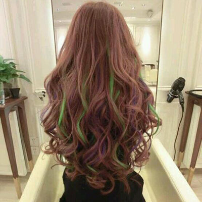 Extensión de Cabello Colgante con Degradado y Mechas Iluminadas - Image 3