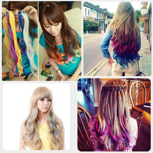 Extensión de Cabello Colgante con Degradado y Mechas Iluminadas - Image 6