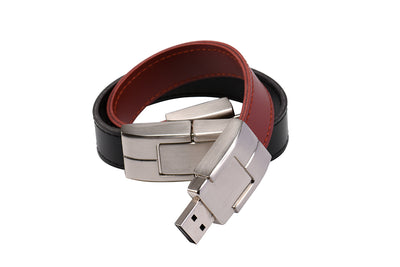 Memoria USB en Estuche de Cuero con Logo Personalizado - Image 4