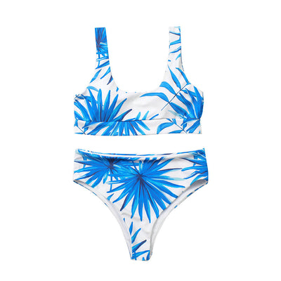 Bikini Tropical de Dos Piezas para Playa - Diseño Estampado Moderno y Sexy - Image 5