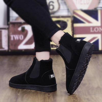 Botas de Nieve para Hombre con Forro Térmico y Algodón Grueso - Image 11