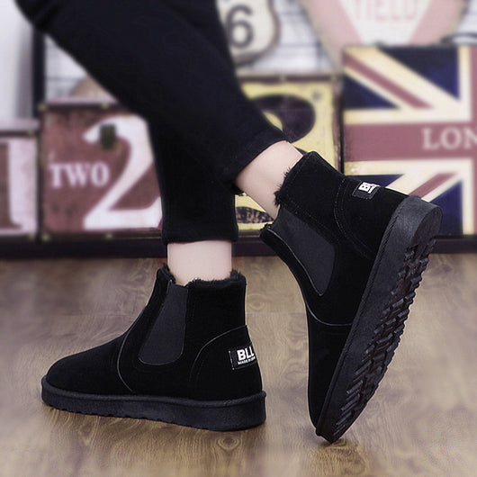 Botas de Nieve para Hombre con Forro Térmico y Algodón Grueso - Image 11