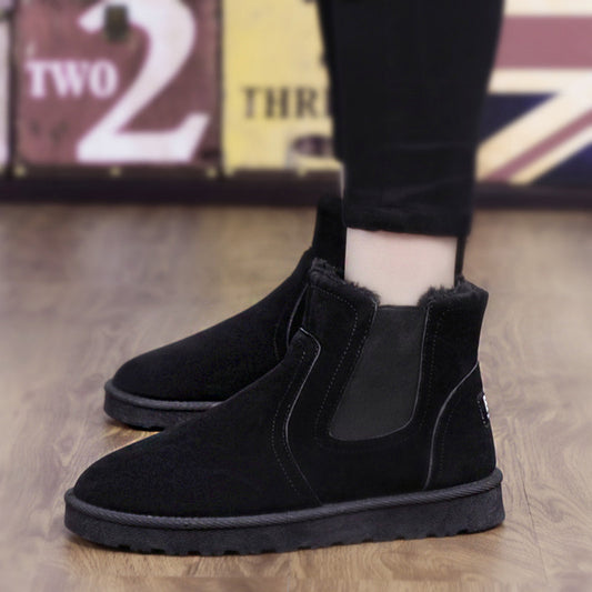 Botas de Nieve para Hombre con Forro Térmico y Algodón Grueso