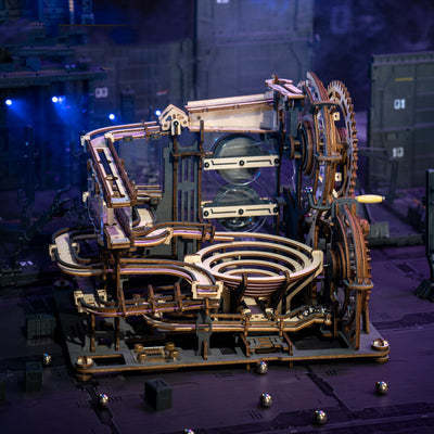 Puzzle 3D Madera Robotime ROKR Ciudad Nocturna - Juego de Construcción - Image 6