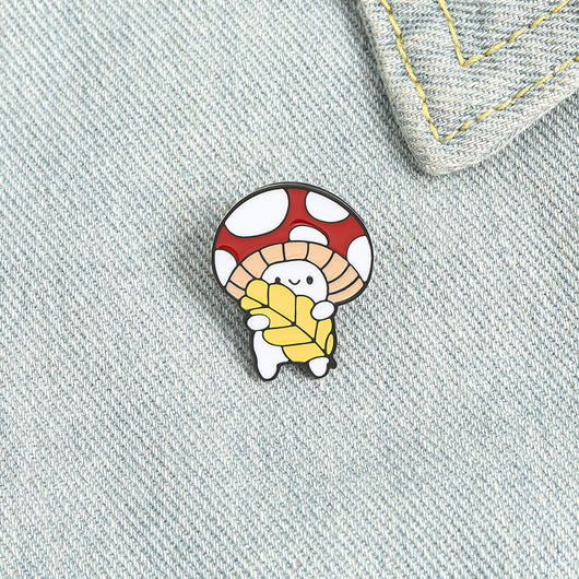 Broche Hongo Estudiante en Aleación Pintada - Image 11