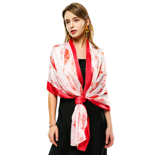 Foulard Largo de Satén Poliéster - Image 10