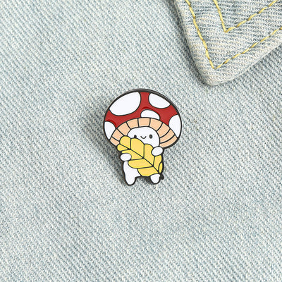Broche Hongo Estudiante en Aleación Pintada - Image 5