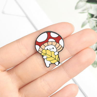 Broche Hongo Estudiante en Aleación Pintada - Image 3