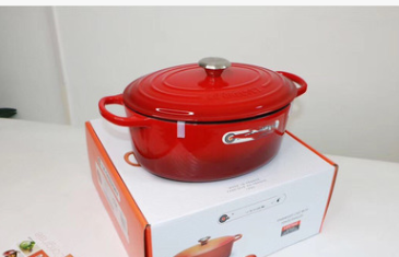 Olla Ovalada de Hierro Fundido Esmaltado