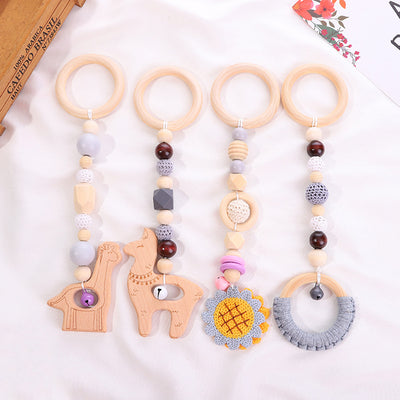 Sonajero Mordedor de Madera con Anillo Camel Rhea y Goma Natural - Image 10