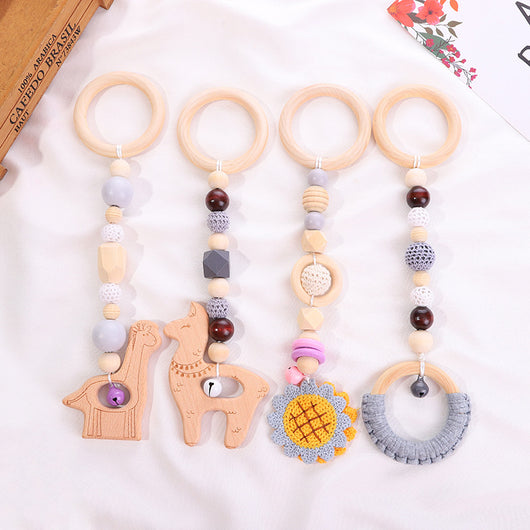 Sonajero Mordedor de Madera con Anillo Camel Rhea y Goma Natural - Image 10