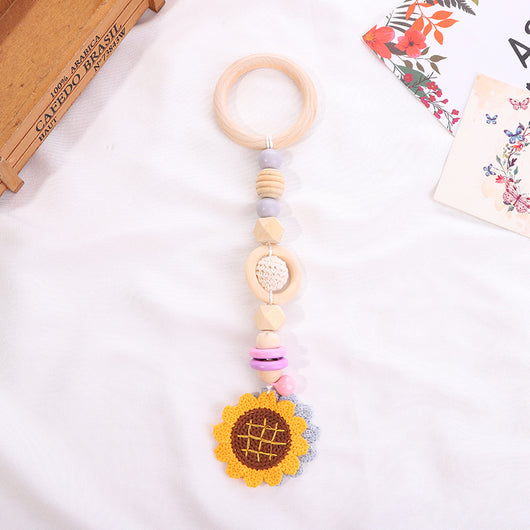 Sonajero Mordedor de Madera con Anillo Camel Rhea y Goma Natural - Image 11