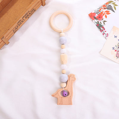 Sonajero Mordedor de Madera con Anillo Camel Rhea y Goma Natural - Image 4