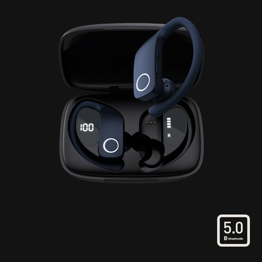Auriculares Bluetooth Semiabiertos con Pantalla Digital y Cancelación de Ruido - Image 8