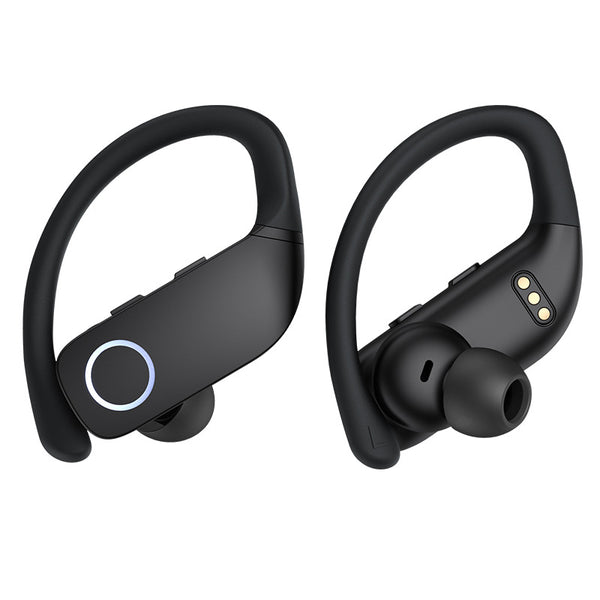 Auriculares Bluetooth Semiabiertos con Pantalla Digital y Cancelación de Ruido