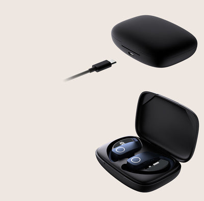 Auriculares Bluetooth Semiabiertos con Pantalla Digital y Cancelación de Ruido - Image 3