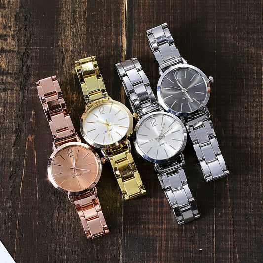 Reloj Deportivo Mujer Malla Acero Inoxidable Cuarzo Minimalista
