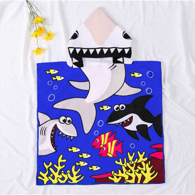 Poncho de Playa Infantil con Capucha - Bata de Baño Versátil - Image 20