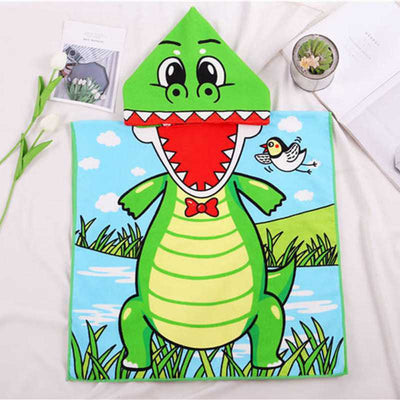 Poncho de Playa Infantil con Capucha - Bata de Baño Versátil - Image 4