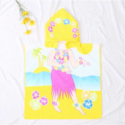 Poncho de Playa Infantil con Capucha - Bata de Baño Versátil - Image 7
