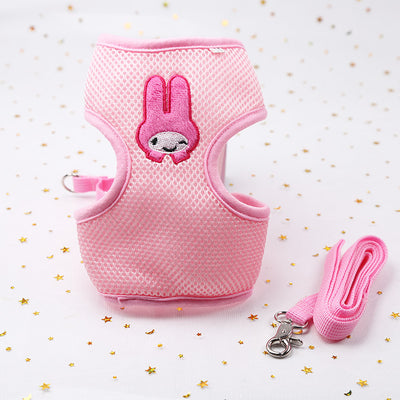 Correa de Tracción para Perro Pequeño con Diseño Floral 3D - Arnés Pecho Espalda VIP - Image 12