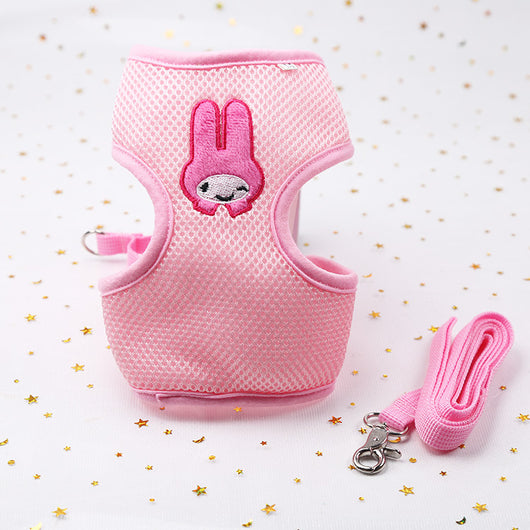 Correa de Tracción para Perro Pequeño con Diseño Floral 3D - Arnés Pecho Espalda VIP - Image 12