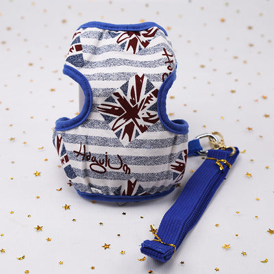 Correa de Tracción para Perro Pequeño con Diseño Floral 3D - Arnés Pecho Espalda VIP - Image 14