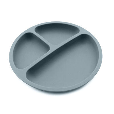 Plato Infantil de Silicona Antideslizante con Compartimentos