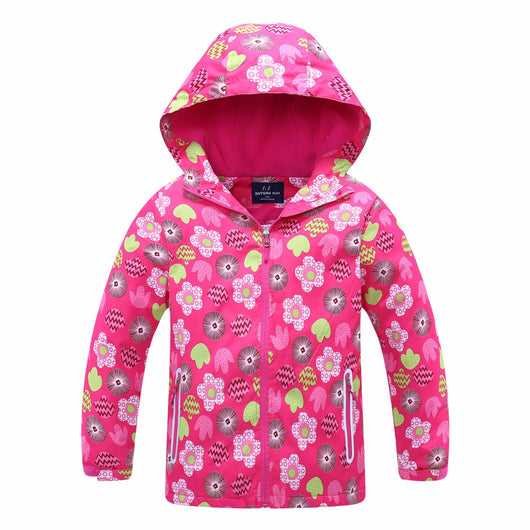 Chaqueta Impermeable para Niñas con Capucha - Abrigo Cálido Resistente al Viento - Image 15