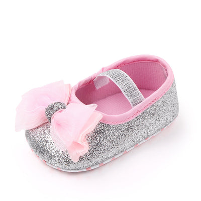 Zapatos Princesa para Bebé - Calzado Suave con Moño Elegante