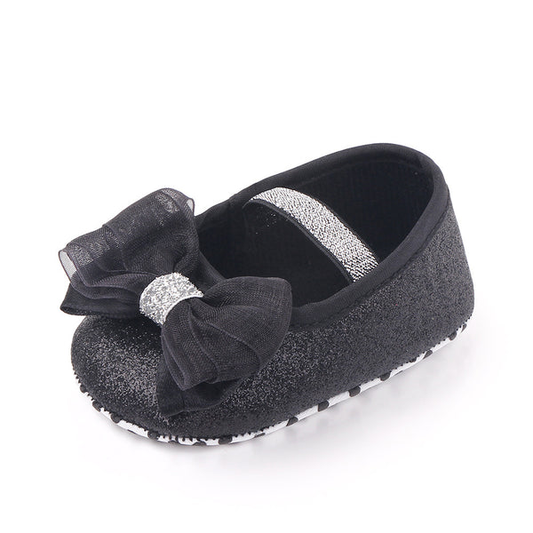 Zapatos Princesa para Bebé - Calzado Suave con Moño Elegante - Image 3