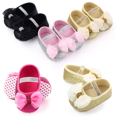 Zapatos Princesa para Bebé - Calzado Suave con Moño Elegante - Image 5