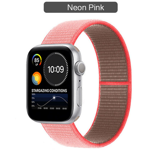Correa Nylon Loop Compatible con Apple Watch Series 3, 4, 5, 6 y SE - Image 85