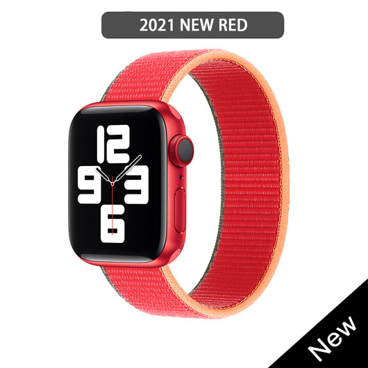 Correa Nylon Loop Compatible con Apple Watch Series 3, 4, 5, 6 y SE - Image 89