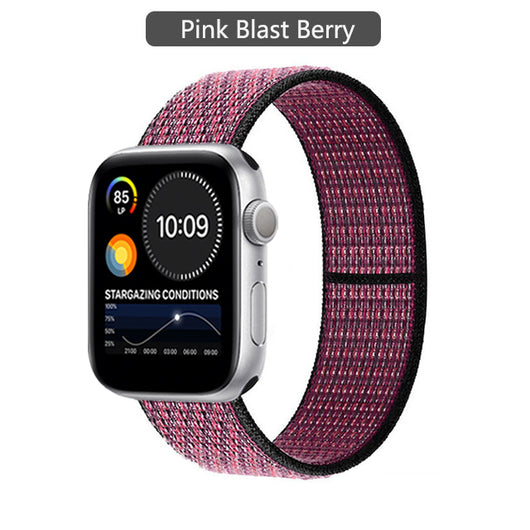 Correa Nylon Loop Compatible con Apple Watch Series 3, 4, 5, 6 y SE - Image 92
